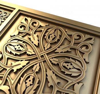 Church panel (PC_0181) 3D model for CNC machine